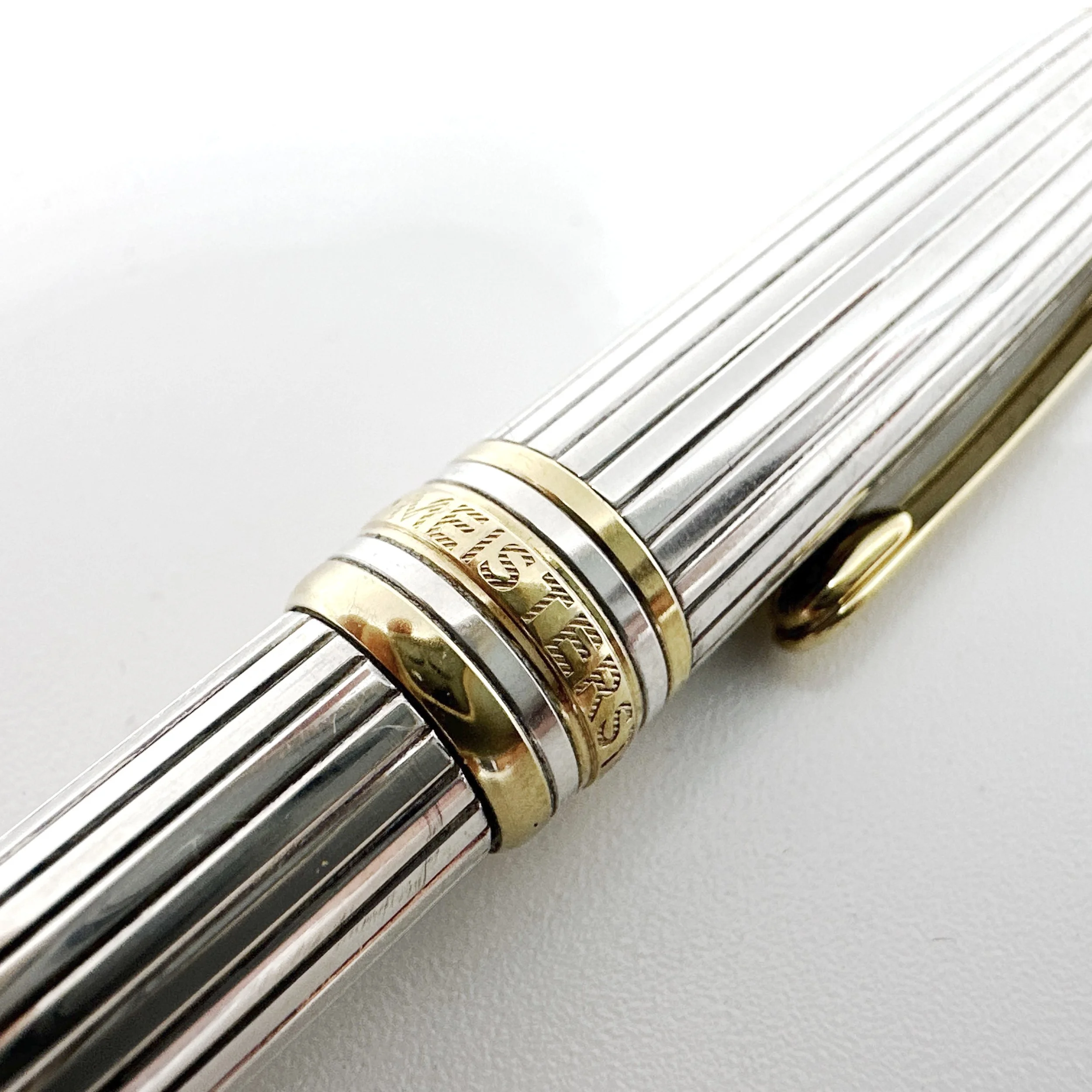 Montblanc Meisterstück Sterling Silver Ballpoint Pen — SAMPSONS